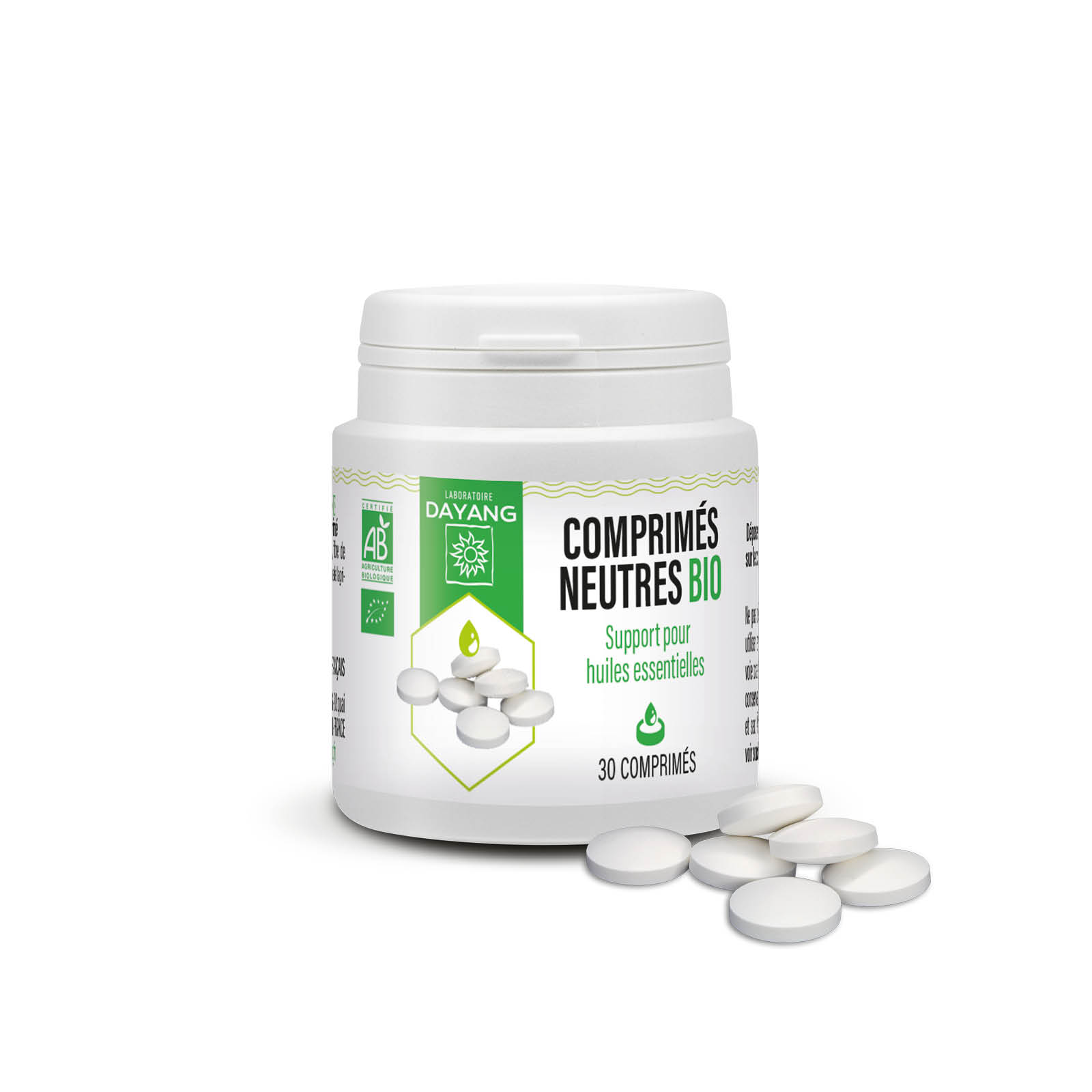 Comprimés neutres BIO - Aromathérapie