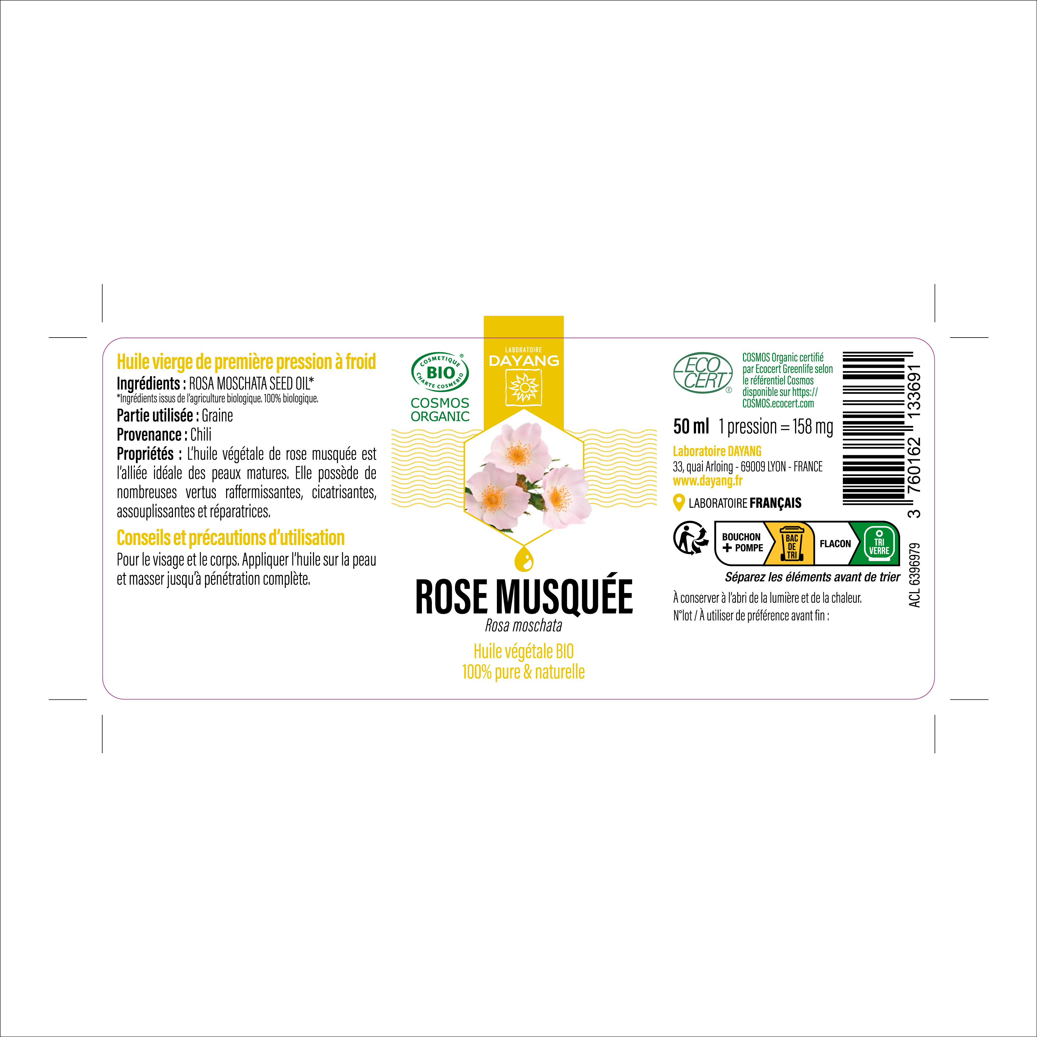 HV Rose musquée BIO