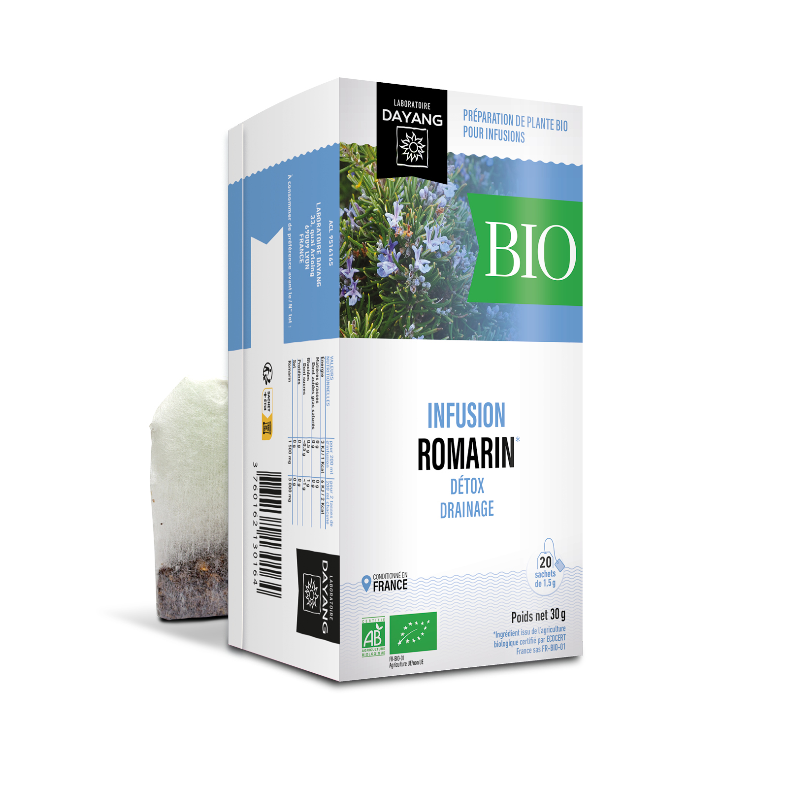 Romarin BIO - 18 Sachets - Amalthé