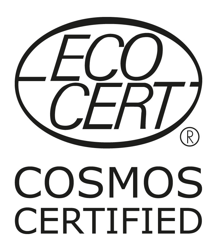 Certifié à 100% biologique par ECOCERT Greenlife selon le référentiel COSMOS