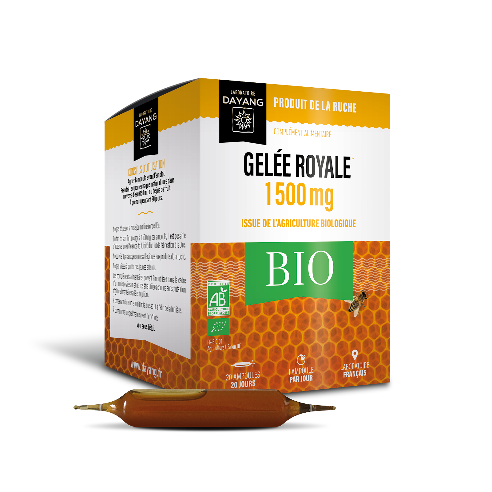 Gelée royale 1500 mg BIO