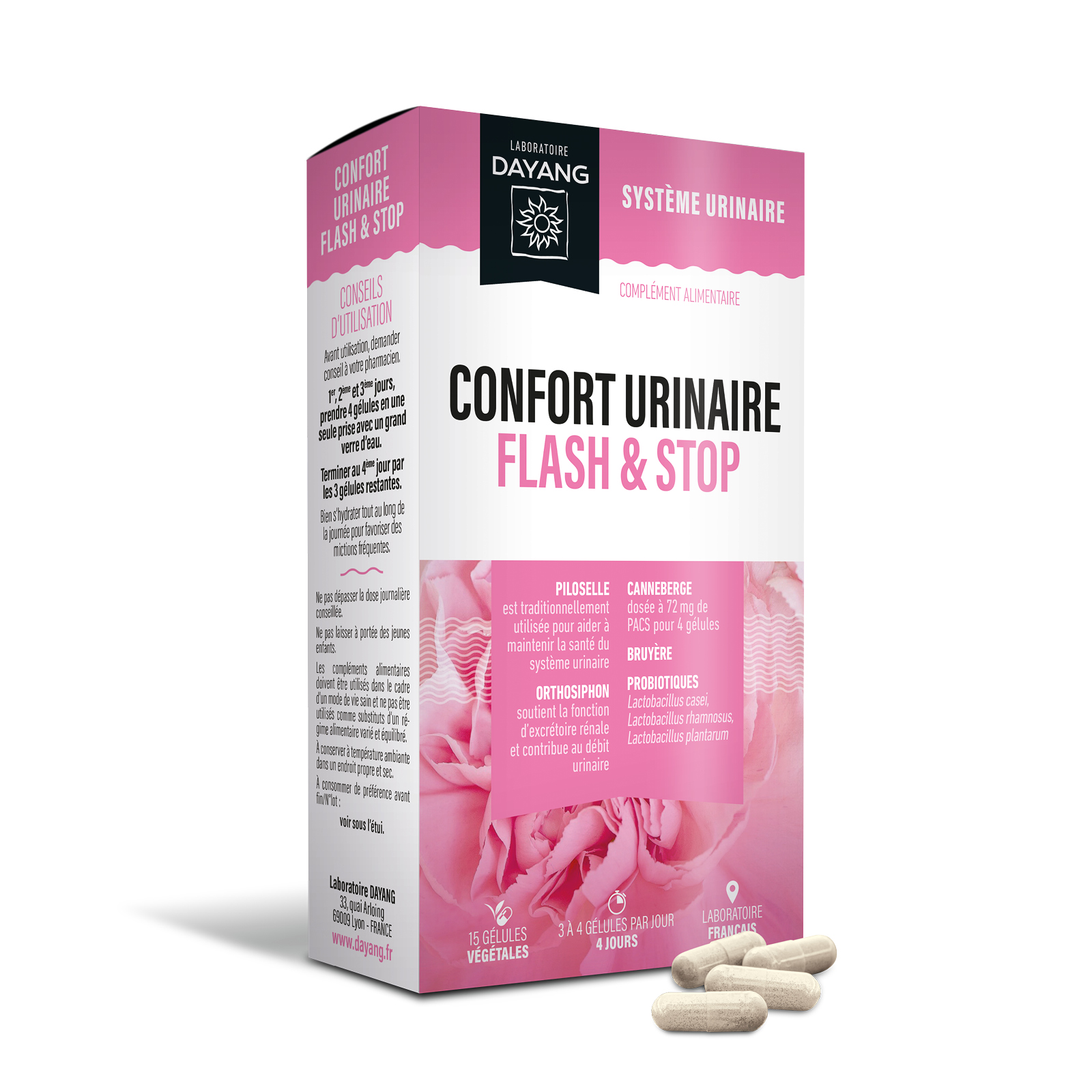 Confort urinaire flash & stop