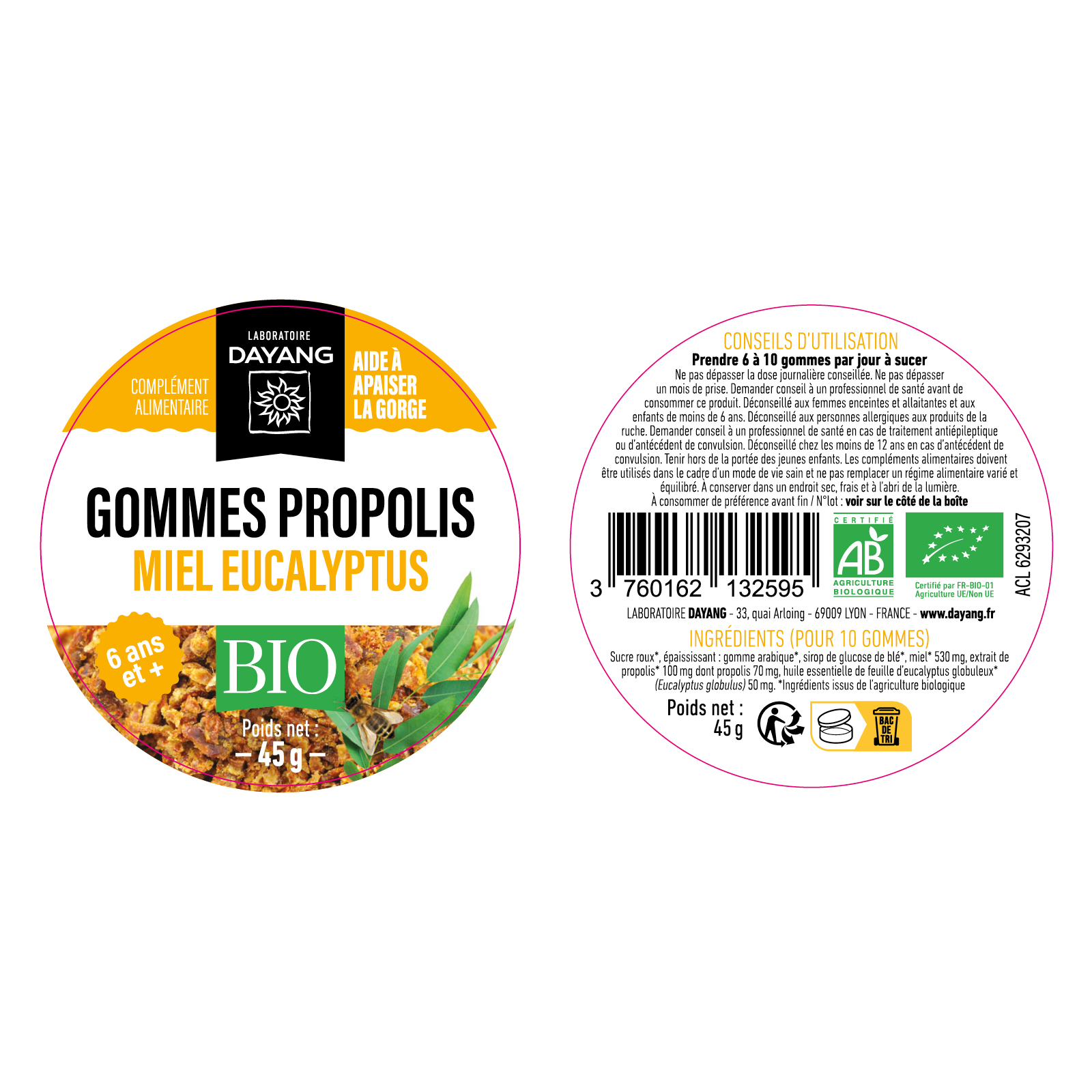 Gommes propolis BIO