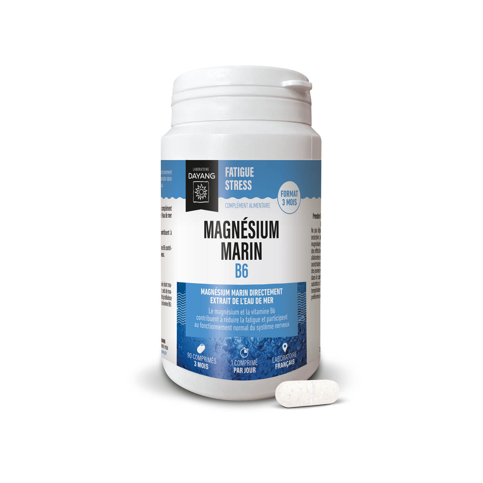 Magnésium marin 300 mg B6 - 3 mois