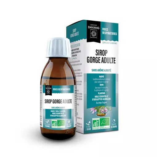 Sirop gorge adulte