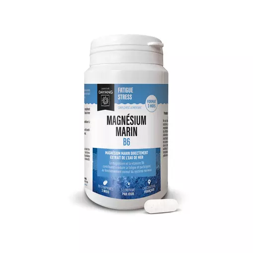 Magnésium marin - 3 mois (300 mg - B6)