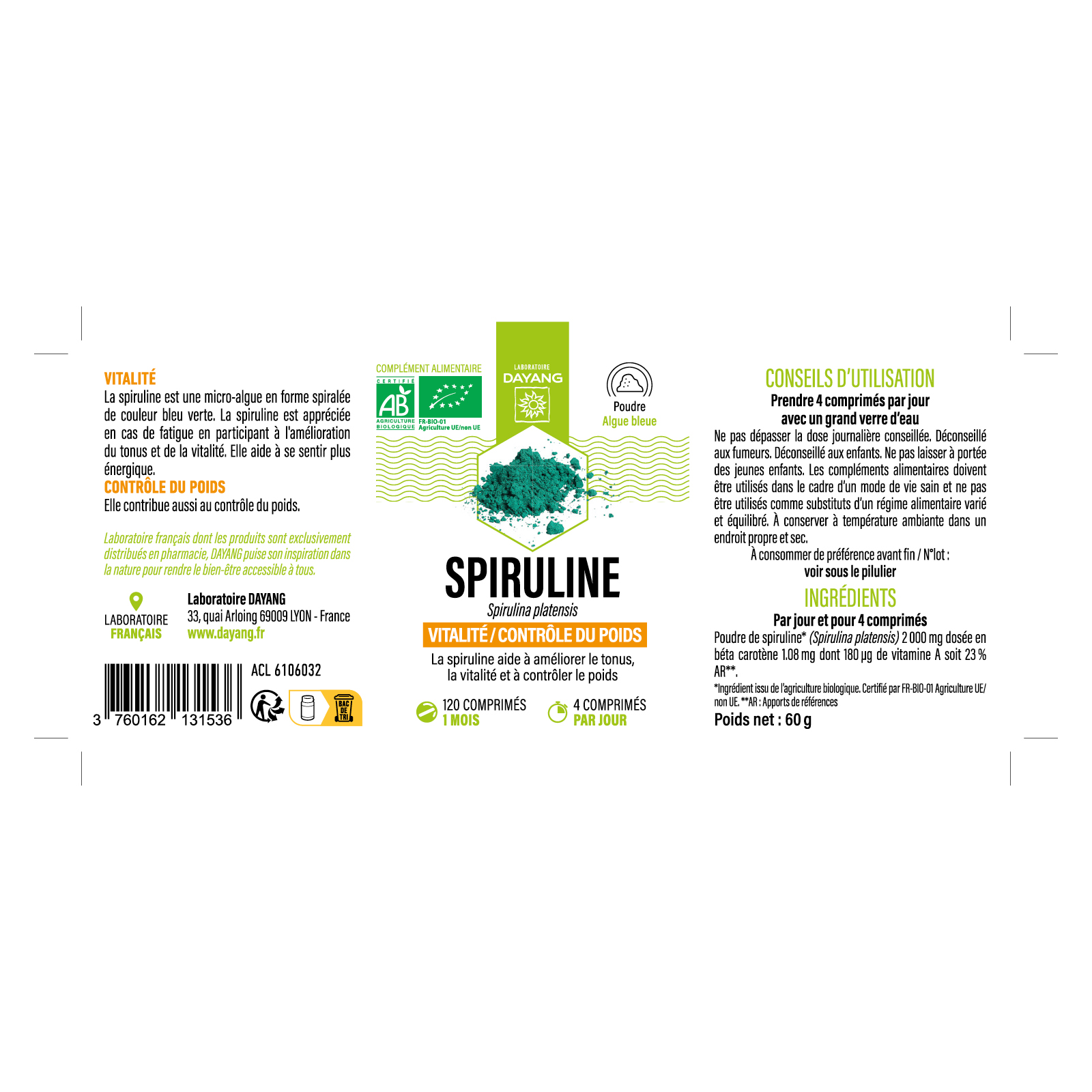 Spiruline BIO