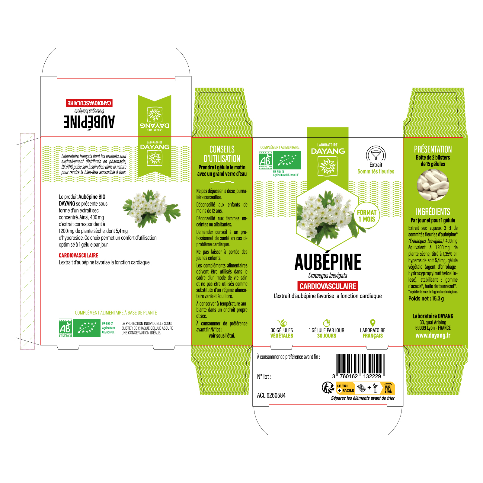 Aubépine BIO - 1 mois